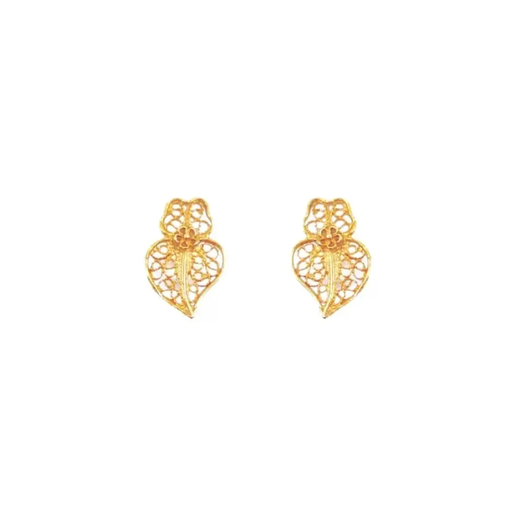 Σκουλαρίκια Heart Viana XXS σε 19,2Kt Gold