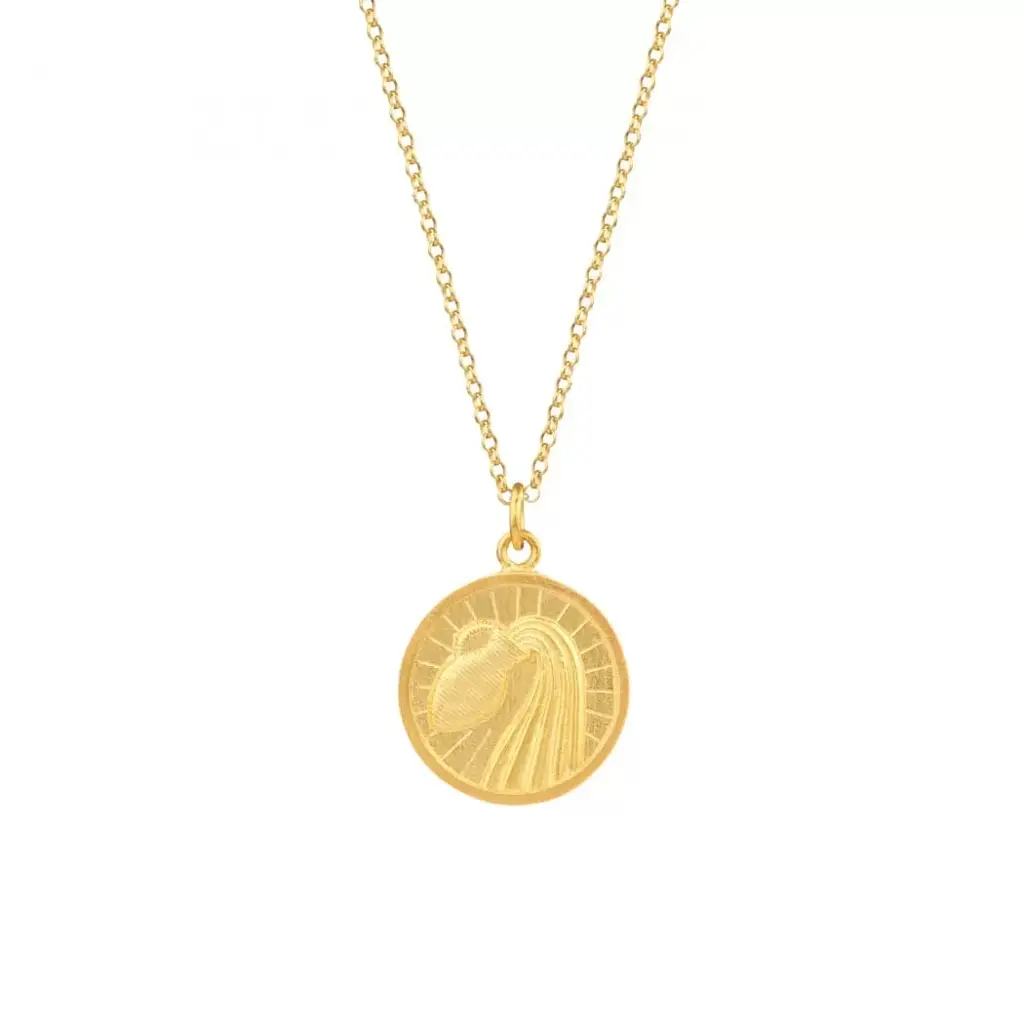 Κολιέ Aquarius σε Gold Plated Silver
