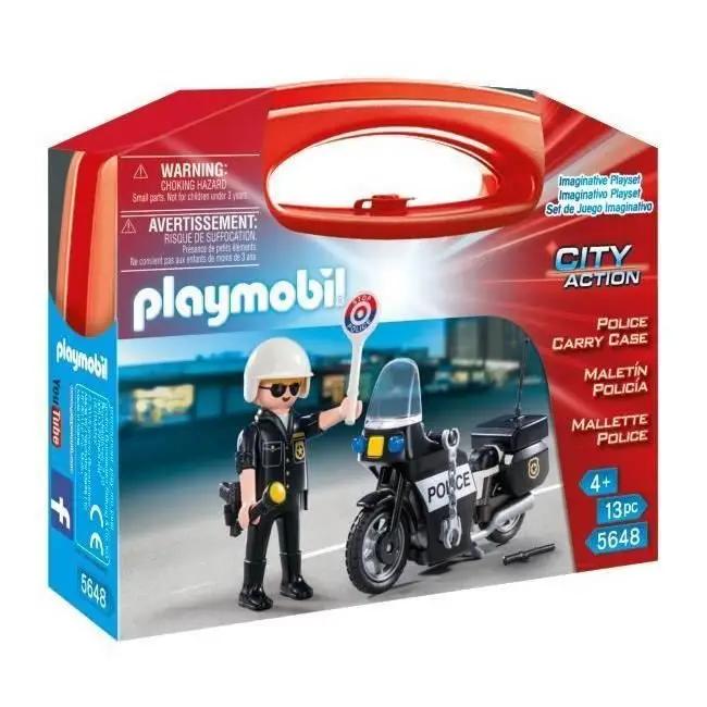 Playmobil 5648 Βαλιτσάκι Αστυνομία - 13 Αξεσουάρ
