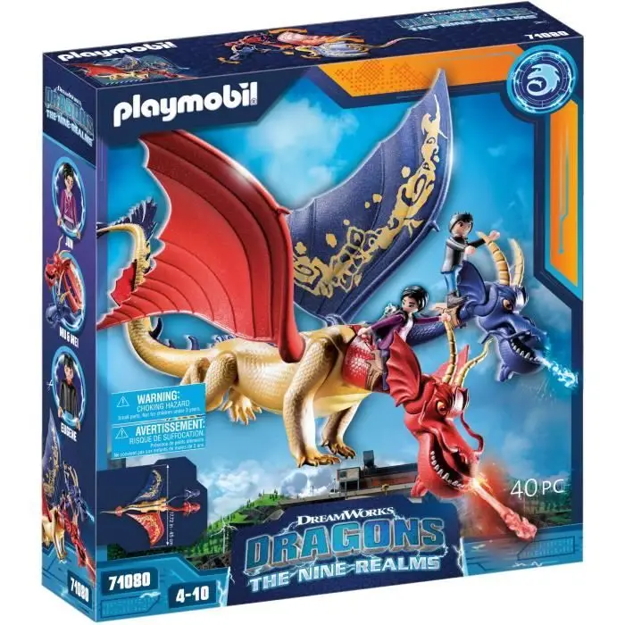 Playmobil 71080 Dragons Nine Realms - Δίκεφαλος δράκος