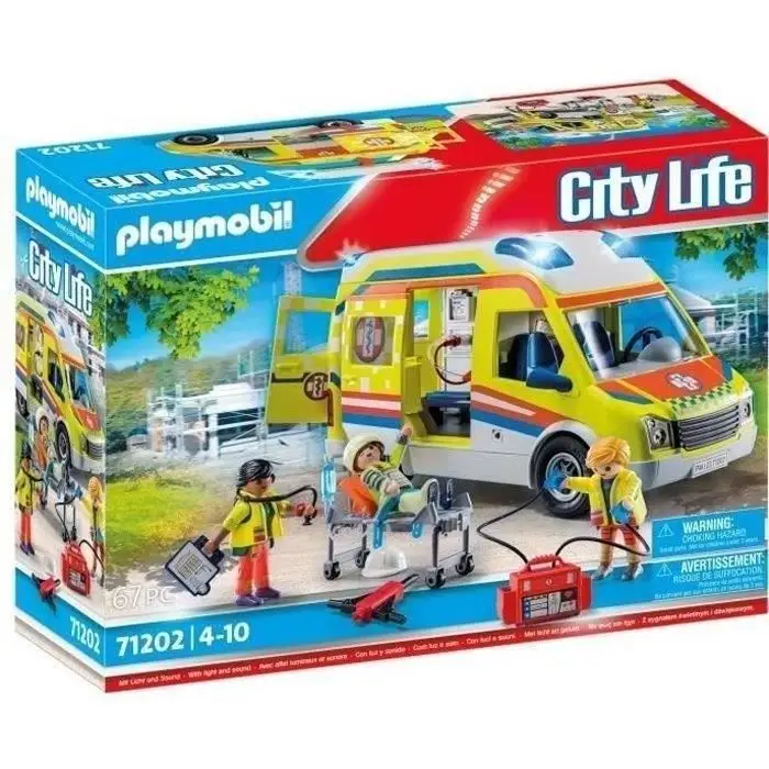 City Life 71202 Ασθενοφόρο με Φωτεινά και Ηχητικά Εφέ