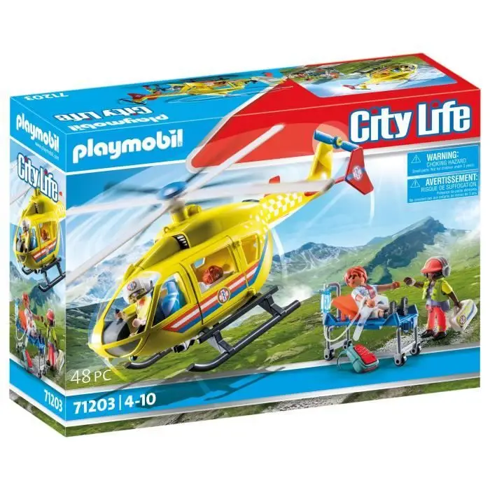 Playmobil 71203 Ελικόπτερο Διάσωσης City Action