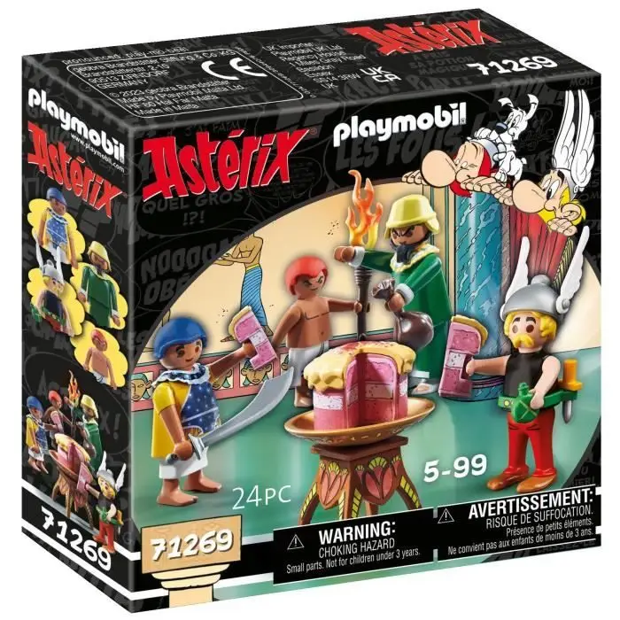 Astérix 71269 Playset με το δηλητηριασμένο γλυκό του Amonbofis