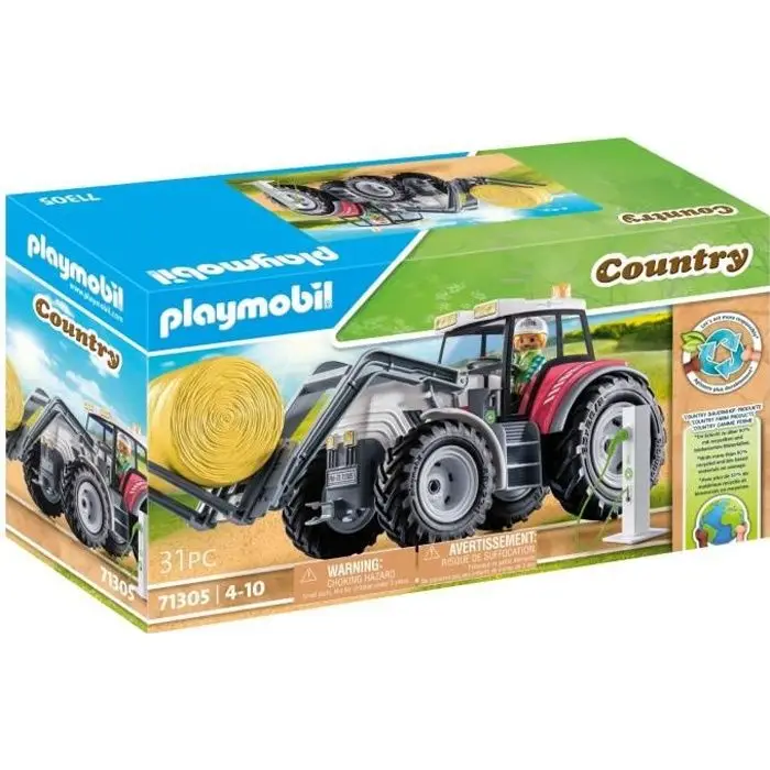 Playmobil 71305 Μεγάλο Ηλεκτρικό Τρακτέρ Farm - Country - 4+