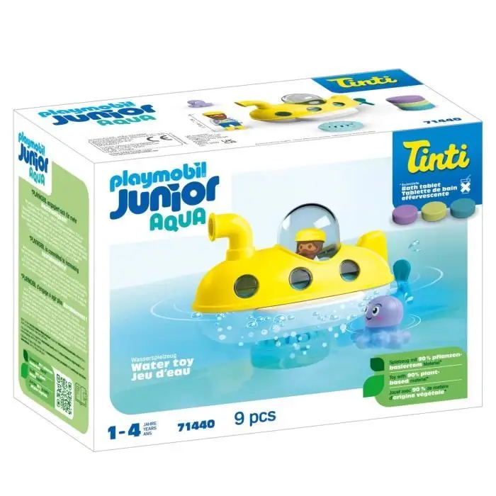 Playmobil 71440 Junior Υποβρύχιο - Aqua & Tinti Δισκία Μπάνιου