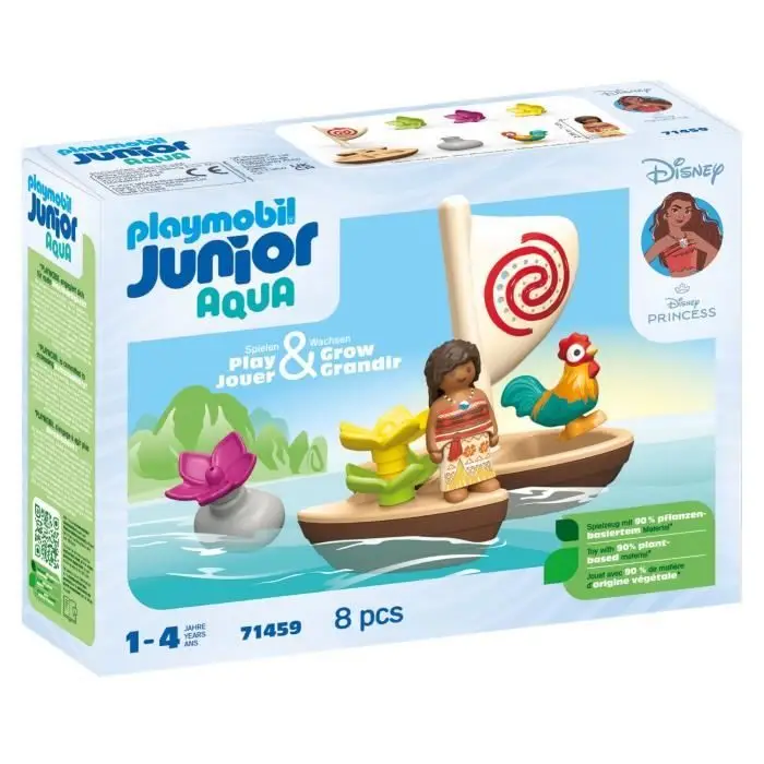 Playmobil 71459 Junior Vaiana Καταμαράν Ιστιοφόρο Σετ