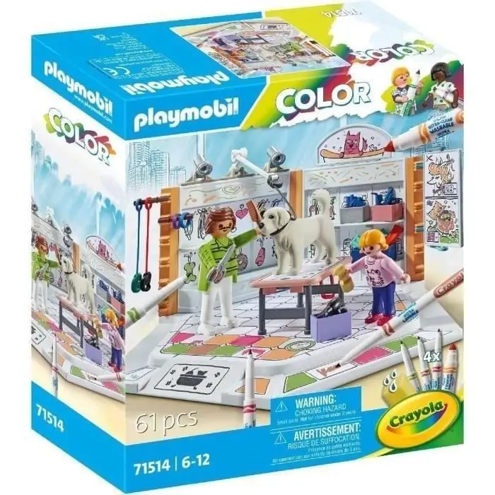 PLAYMOBIL Color 71514 Κομμωτήριο Σκύλων