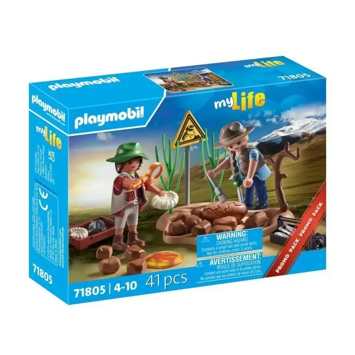 PLAYMOBIL 71805 Παλαιοντολογική ανασκαφή - 41 Τεμάχια, Ηλικίες 4+