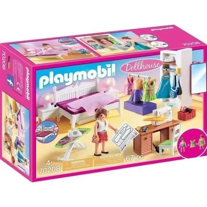 Playmobil 70208 Υπνοδωμάτιο με Ατελιέ Ραπτικής