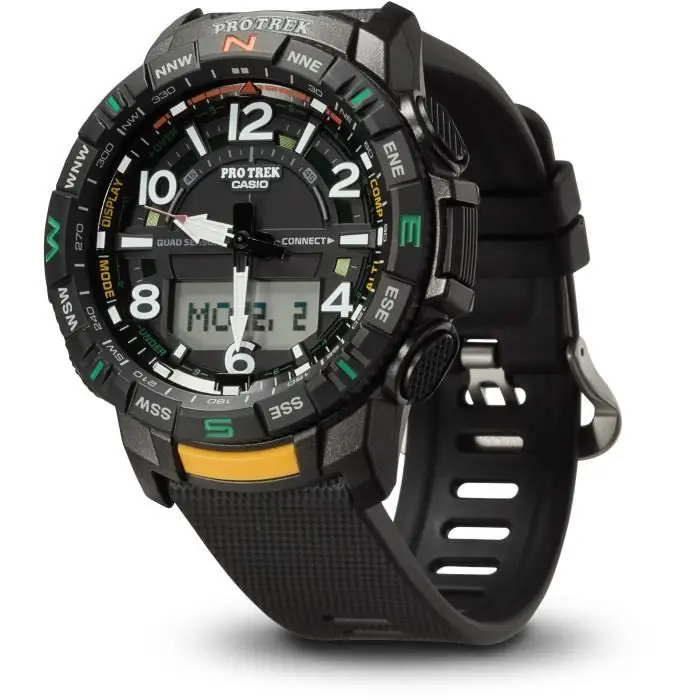 Casio Ρολόι PRT-B50-1ER - 57,5mm - Μαύρο