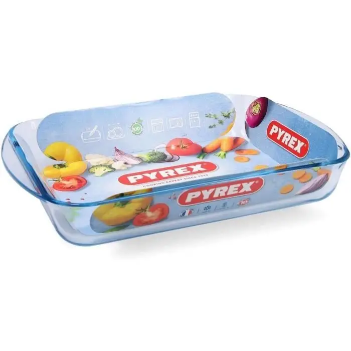 Pyrex 3059019 - Ορθογώνιο σκεύος για λαζάνια