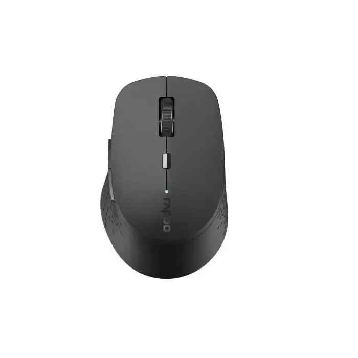 Rapoo ασύρματο οπτικό ποντίκι Multi mode 2,4GHz/BT 3.0/BT 4.0 "M300" (bluetooth, ποντίκι υπολογιστή, design, με κουμπιά και ροδέλα κύλισης) σκούρο γκρι