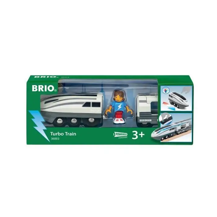 BRIO World 36003 - Υπερταχεία μηχανή με μπαταρίες Turbo