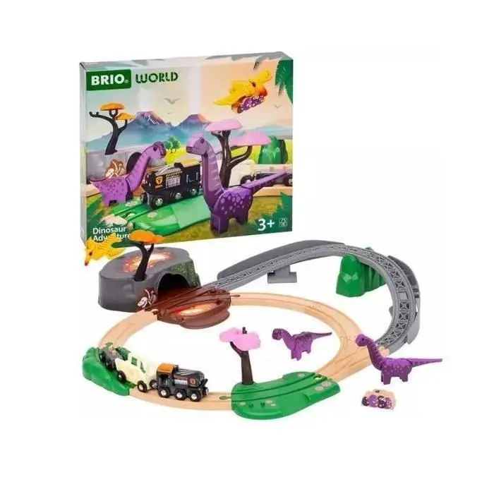 BRIO World 36094 - Σετ Τρενάκι Περιπέτειας Δεινοσαύρων 21 τεμαχίων