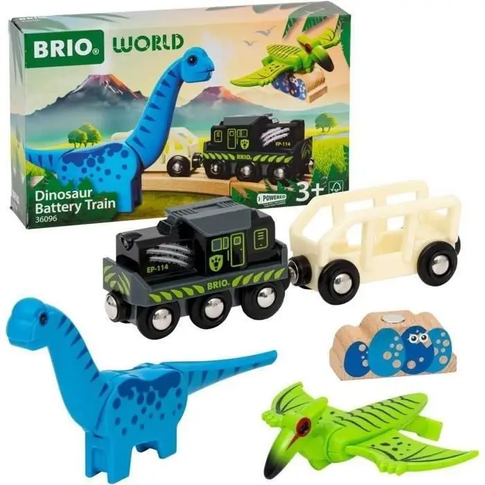 BRIO Dinosaur - Τρενάκι με Μπαταρίες 3+