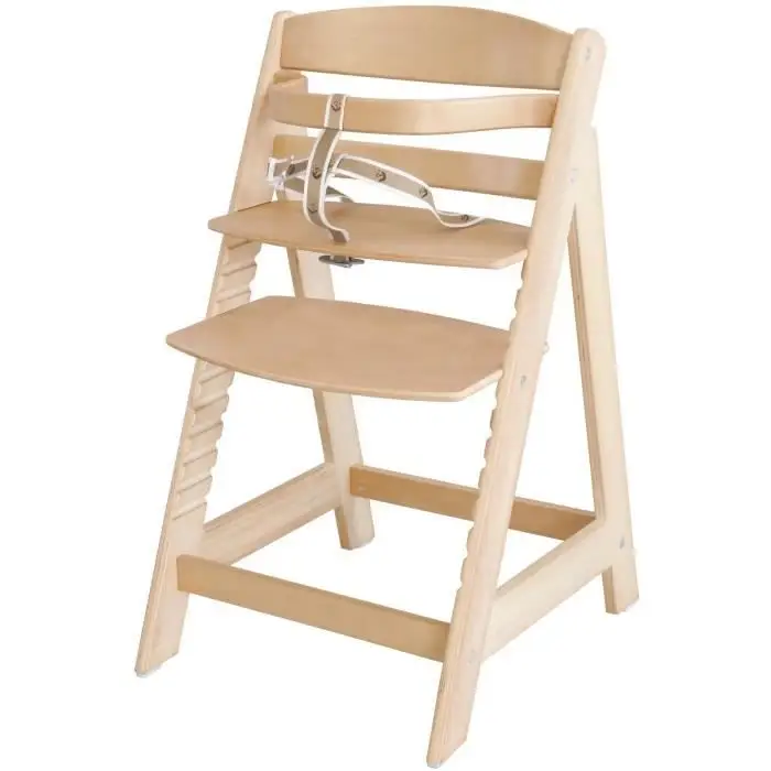 Roba Sit Up III Ρυθμιζόμενη Ψηλή Καρέκλα - Φυσικό Ξύλο, 50 kg