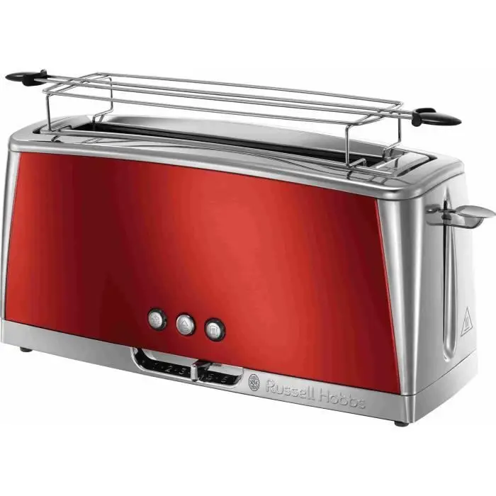 Russell Hobbs 23250-56 Luna Rouge Inox Φρυγανιέρα - Μακριά Σχισμή 1420W