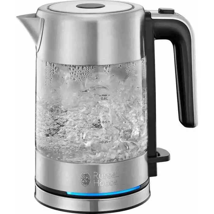 Russell Hobbs Ηλεκτρικός Βραστήρας από Γυαλί Compact Home - 0,8 L, 2200 W, LED, 24191-70
