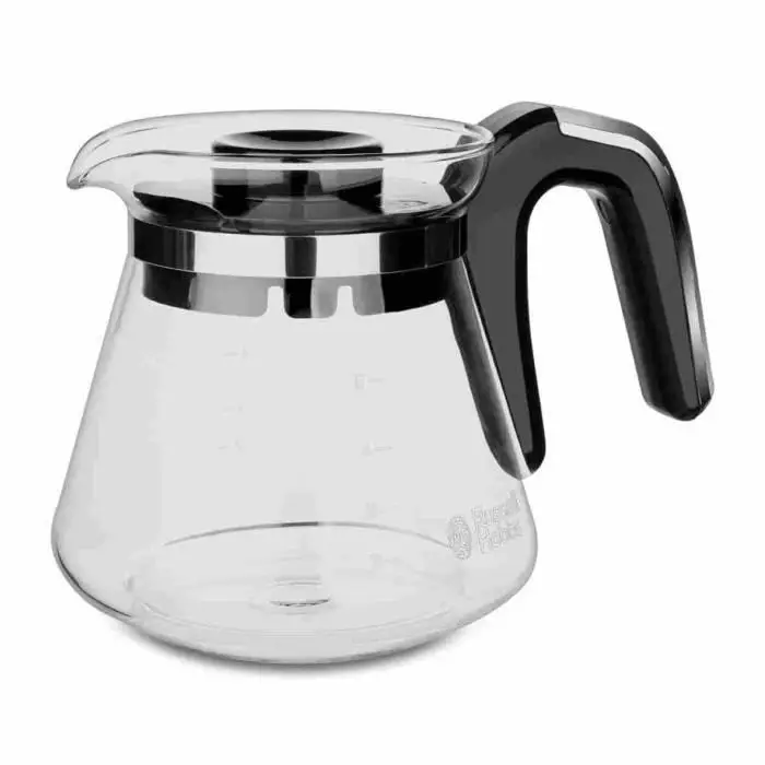 Russell Hobbs καφετιέρα φίλτρου Mini [τεχνολογία WhirlTech για βέλτιστη εκχύλιση & άρωμα, Inox] compact (5 φλιτζάνια, γυάλινη κανάτα 0,6L, αφαιρούμενο μόνιμο φίλτρο περιλαμβάνεται) 24210-56