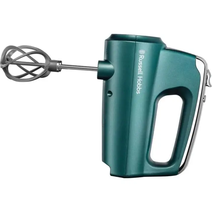 Russell Hobbs Swirl Τιρκουάζ Μίξερ Ζυμώματος - 5 Ταχύτητες Turbo