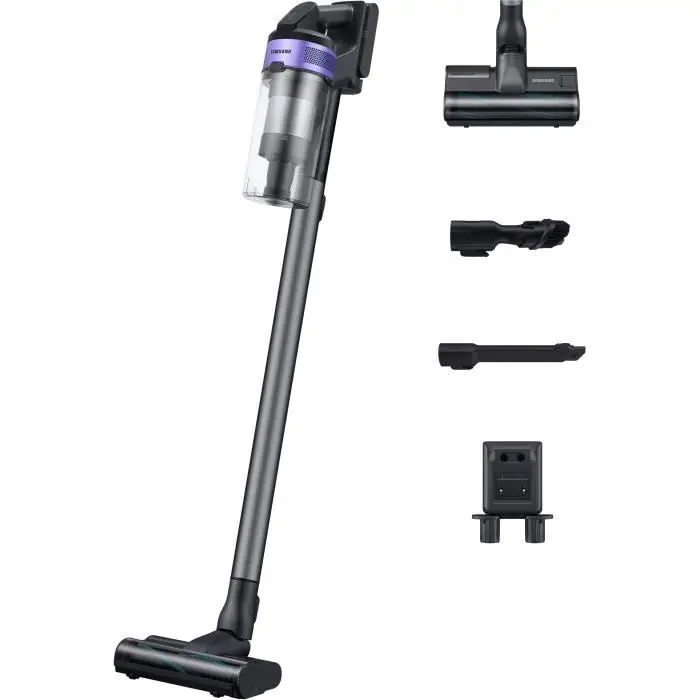 Samsung Jet 75E Turbo VS20B75B1R4 - Ασύρματη Ηλεκτρική Σκούπα Ράβδου, 200 AW, 60 λεπτά