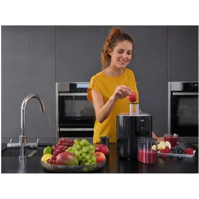 Braun PurEase SJ 3100 BK - Φυγοκεντρικός Αποχυμωτής - 500 W - Μαύρο