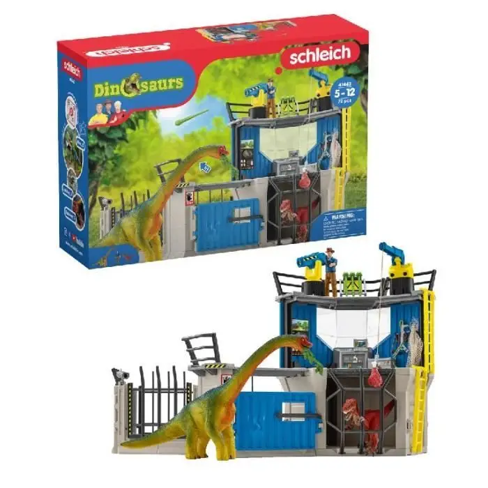 Schleich 41462 Dinosaurs Μεγάλος Σταθμός Ερευνας Dino - Σετ 72 Τεμαχίων