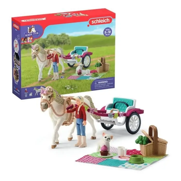 Schleich 42467 Horse Club Άμαξα - Σετ 38 τεμ.