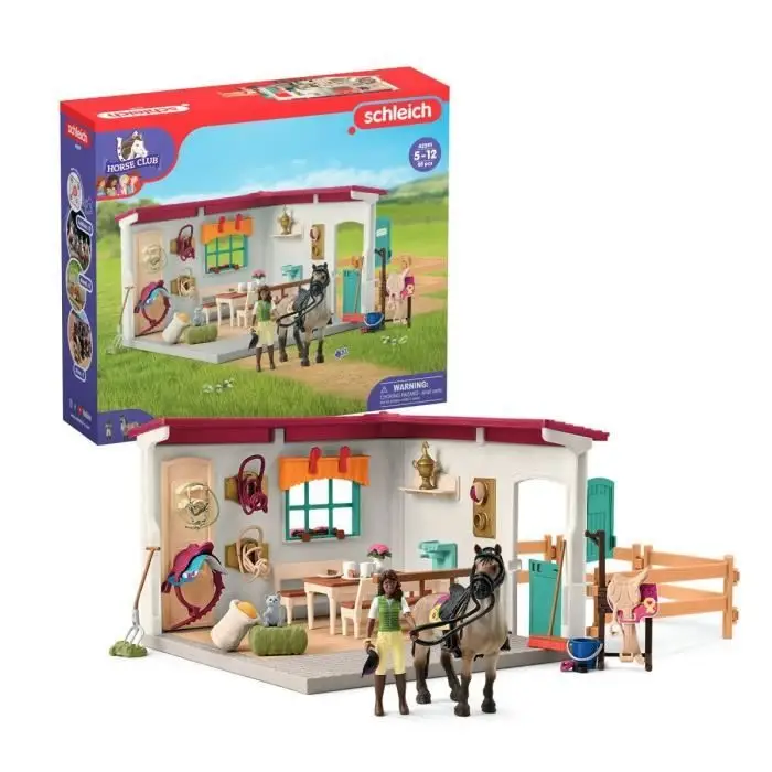 Schleich Horse Club 42591 Σετ Στάβλου - 85 Τεμάχια