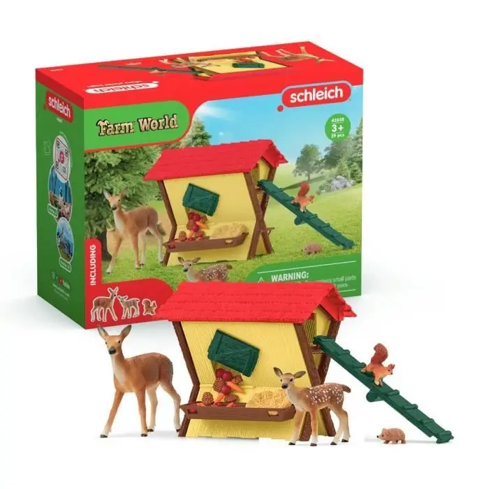 42658 Farm World Καλύβα Ζώων του Δάσους - Σετ 39 τεμαχίων