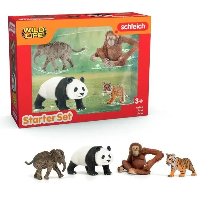 Schleich WILD LIFE Ασία 42736 Σετ φιγούρων ζώων