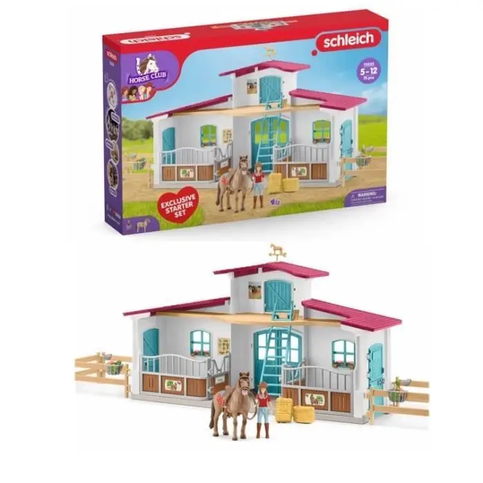 Schleich 72222 Horse Club - Σετ φιγούρων, 75 στοιχεία