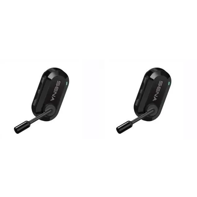 Ακουστικό - SENA - Bikom 20 duo - Bluetooth - Μικρόφωνο - εμβέλεια 800 m - 7 ώρες διάρκειας μπαταρίας - USB-C - x 2 - Μαύρο