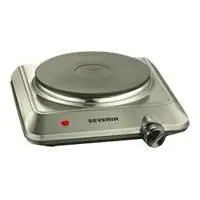 Severin KP 1092 Μονή Ηλεκτρική Εστία - 1 500 W - Ανοξείδωτο Ατσάλι - Συνεχής Θερμοστάτης