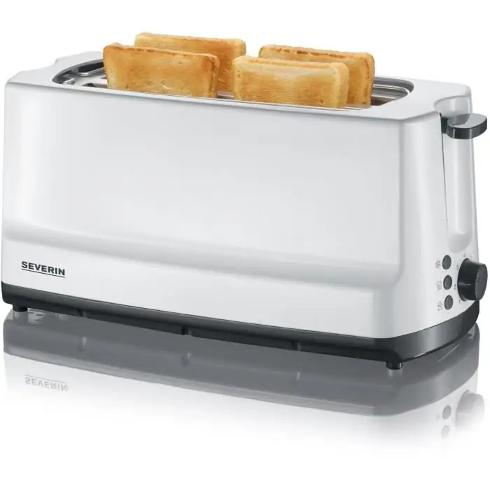 SEVERIN AT 2234 Αυτόματη Φρυγανιέρα - 2 Σχισμές 1400W - Λευκό