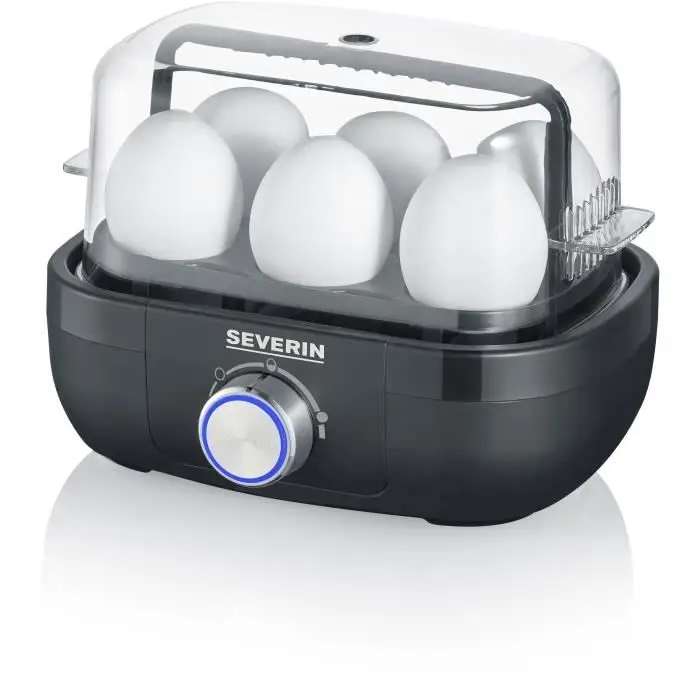 SEVERIN EK 3166 Βραστήρας Αυγών - 420 W, έως 6 Αυγά, Μαύρο