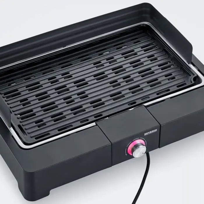 SEVERIN PG 8567 - Ηλεκτρική ψησταριά τραπεζιού 2 200 W - Σχάρα από χυτοπρεσαριστό αλουμίνιο