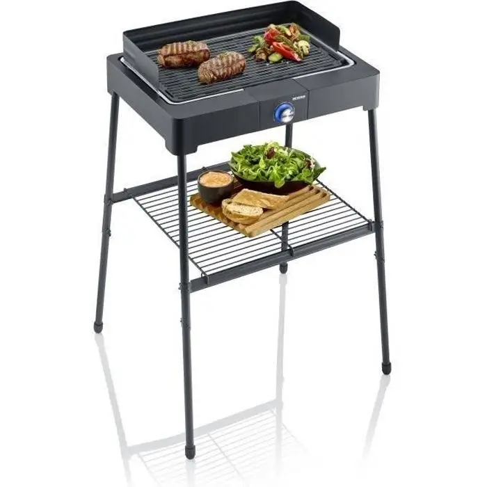 SEVERIN PG 8568 - Ηλεκτρική ψησταριά με βάση 2 200 W - Σχάρα από χυτοπρεσαριστό αλουμίνιο