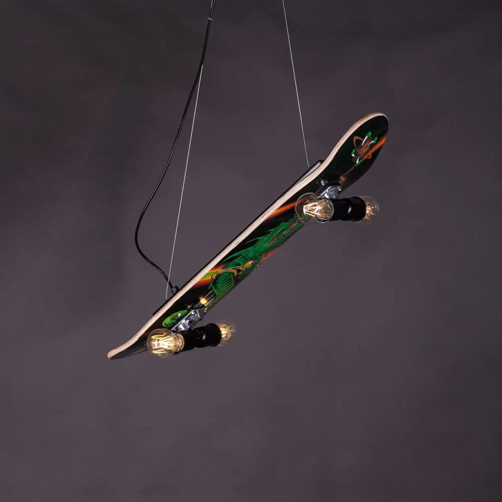 SKATE 105 Φωτιστικό κρεμαστό από skate 4φωτο
