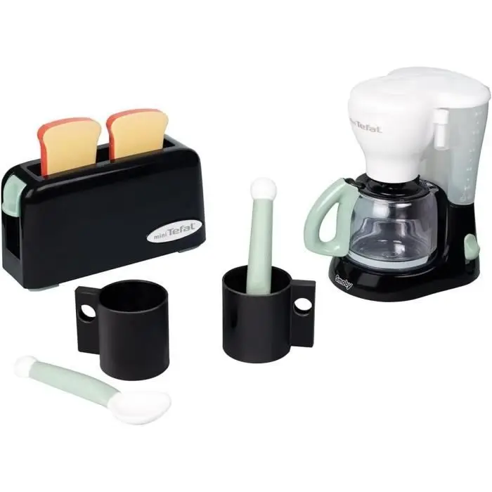Tefal Petit Déjeuner Παιχνιδοσύνολο Πρωινού - Μηχανική Φρυγανιέρα + Καφετιέρα Espresso