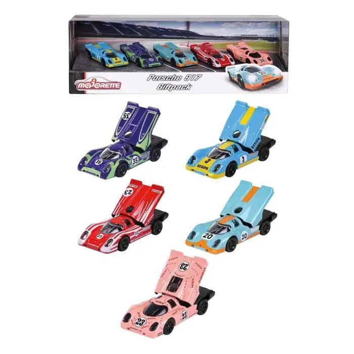 Majorette Porsche 917 Giftpack Μεταλλικά Μινιατούρες Αυτοκινήτων - Σετ 5 212053171SM1