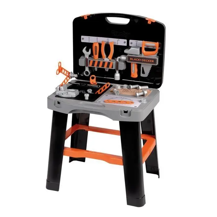 Bricolo Smart Πάγκος εργασίας - Black+Decker Smoby - 33 αξεσουάρ & εργαλεία