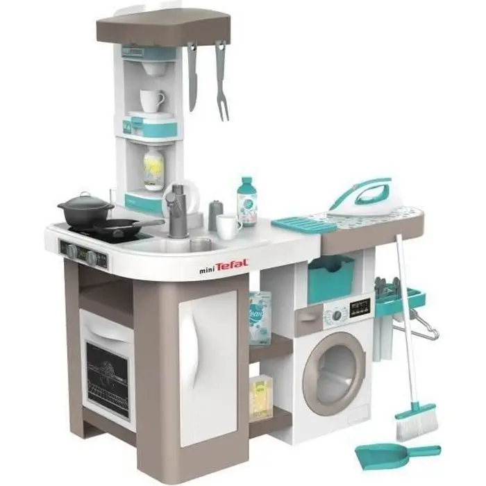 Smoby Tefal Cuisine Clean Παιχνίδι Κουζίνας & Νοικοκυριού - 36 Αξεσουάρ, Από 3 Ετών