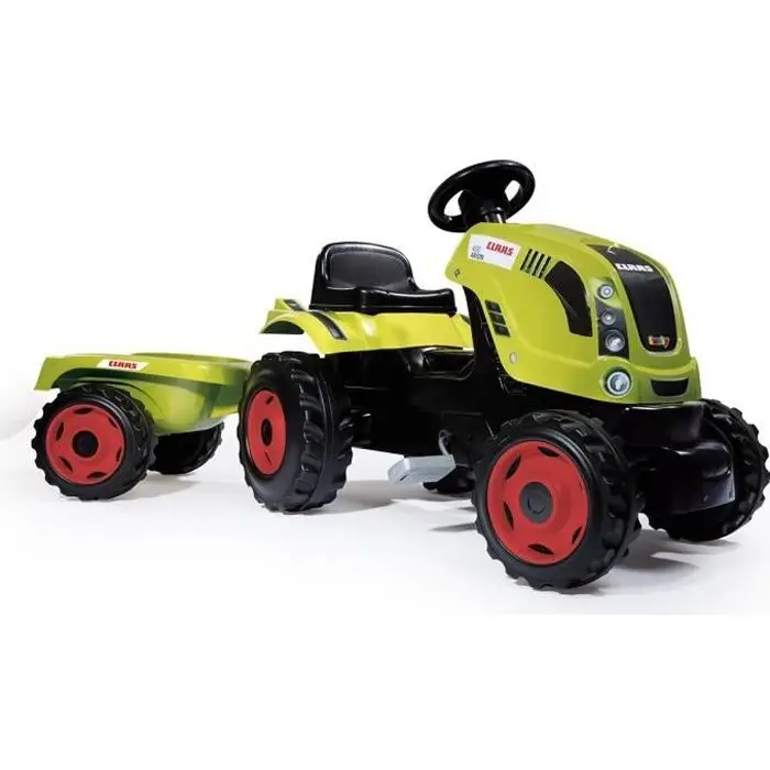 Smoby Claas Farmer XL - Παιδικό ποδοκίνητο τρακτέρ με ρυμουλκούμενο
