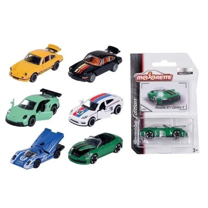 Majorette Αυτοκινητάκι Porsche με Συλλεκτική Κάρτα - 1/64, 7,5 cm