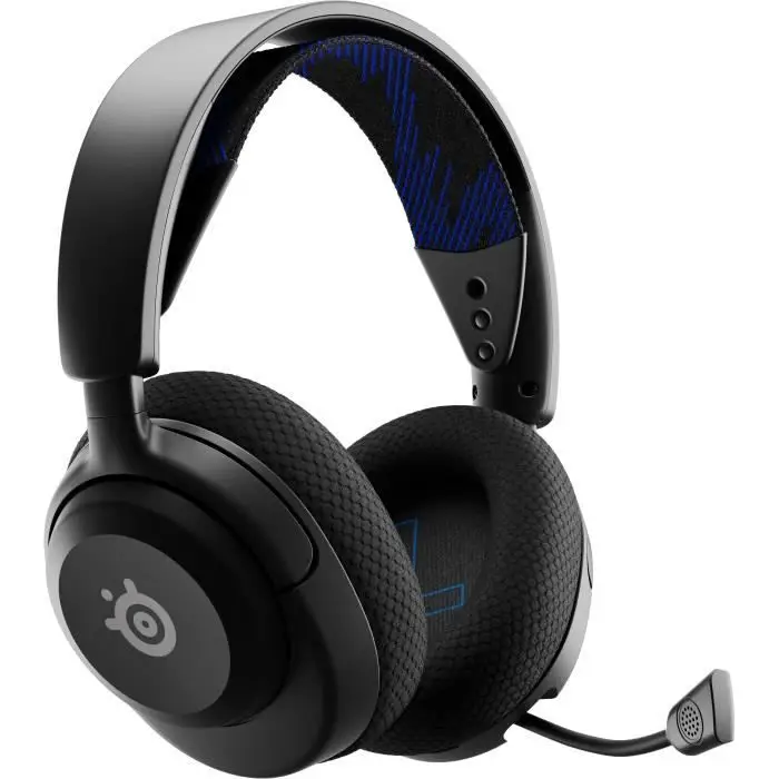SteelSeries Arctis Nova 5P Ασύρματο Gaming ακουστικό PS5 - Μαγνητικά ηχεία νεοδυμίου - 100+ προφίλ ήχου - Μπαταρία 60h - 2,4GHz ή BT - Μικρόφωνο ClearCast Gen 2.X - Για PS4/5, PC, Switch, Mobile
