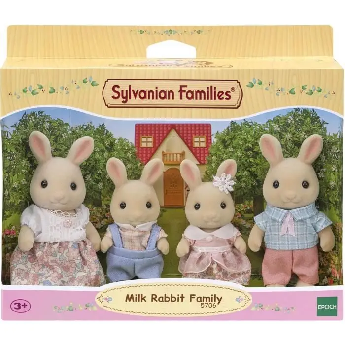 Sylvanian Families 5706 - Οικογένεια Milk Rabbit