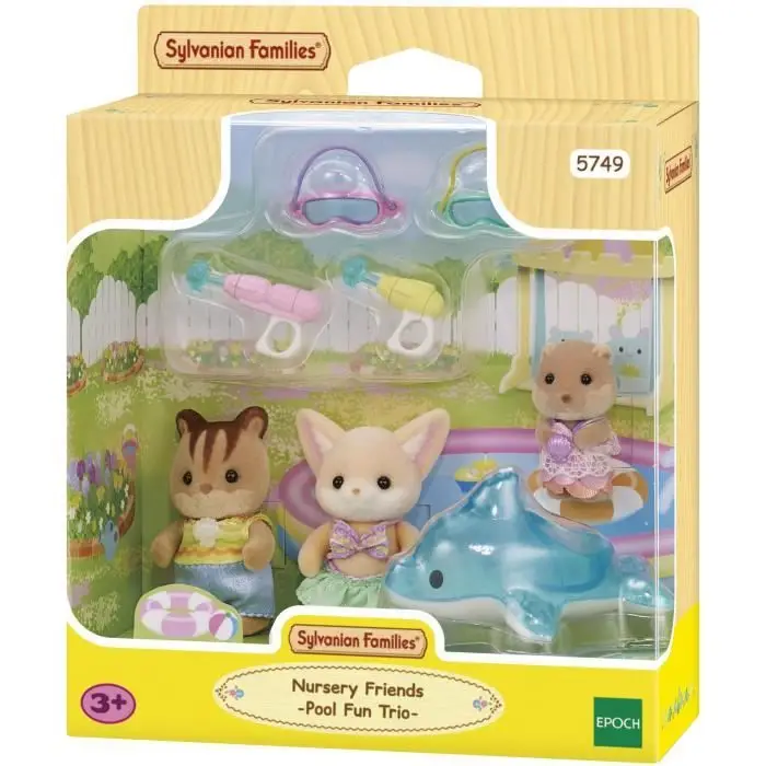 Sylvanian Families 5749 Τρίδυμο Μωρών στην Πισίνα