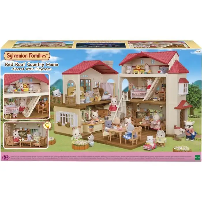 SYLVANIAN FAMILIES 5708 Μινιατούρες Φιγούρες - Μεγάλο Φωτισμένο Σπίτι
