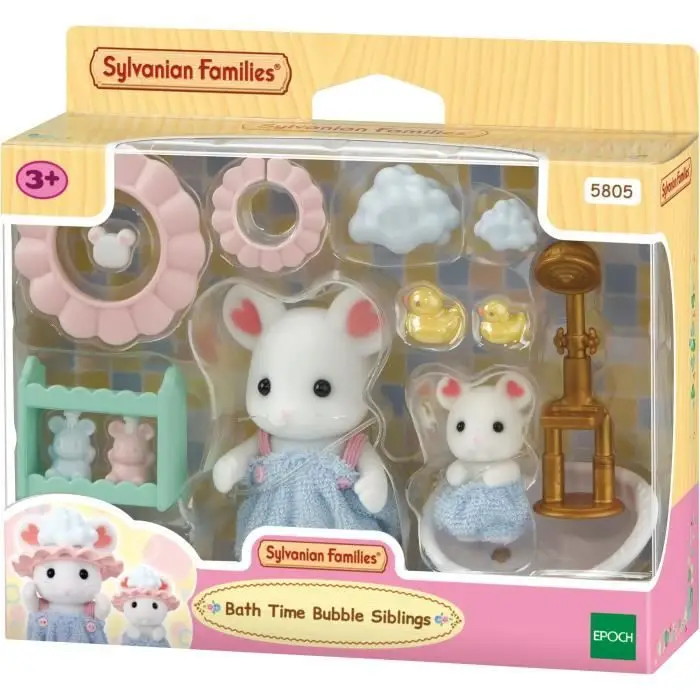 Sylvanian Families - Αφρόλουτρο Marshmallow των Αδελφών Ποντικών 5805